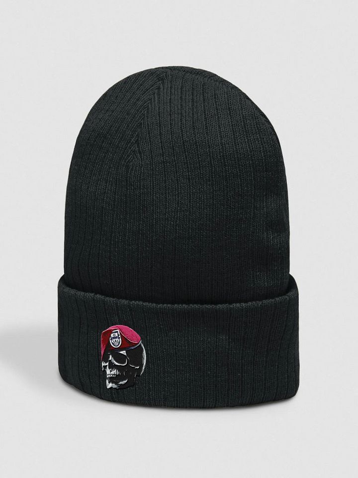 Skull Beret Beanie product image (2)