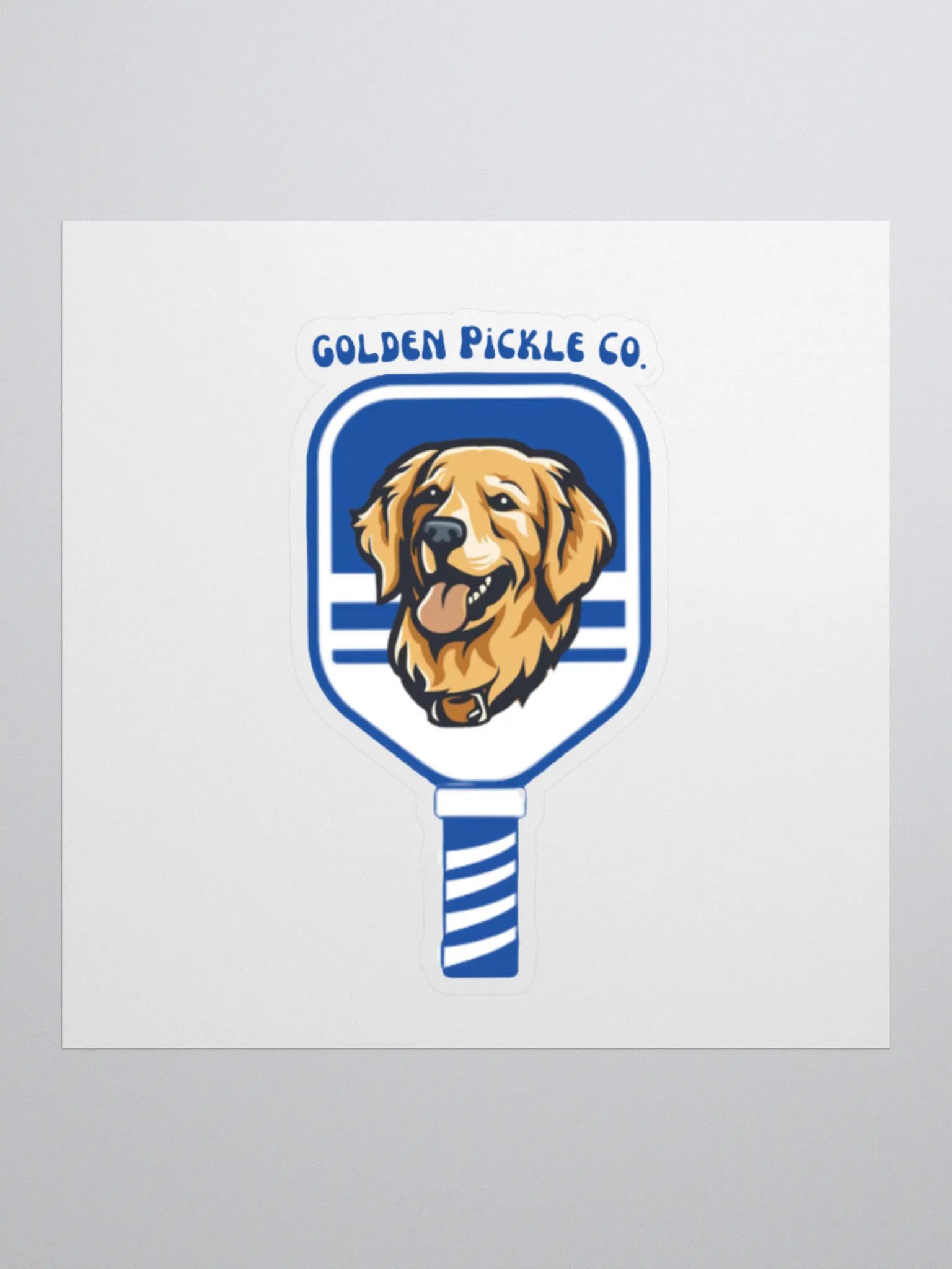 Happy Retriever Golden Pickle Stickers product image (1)