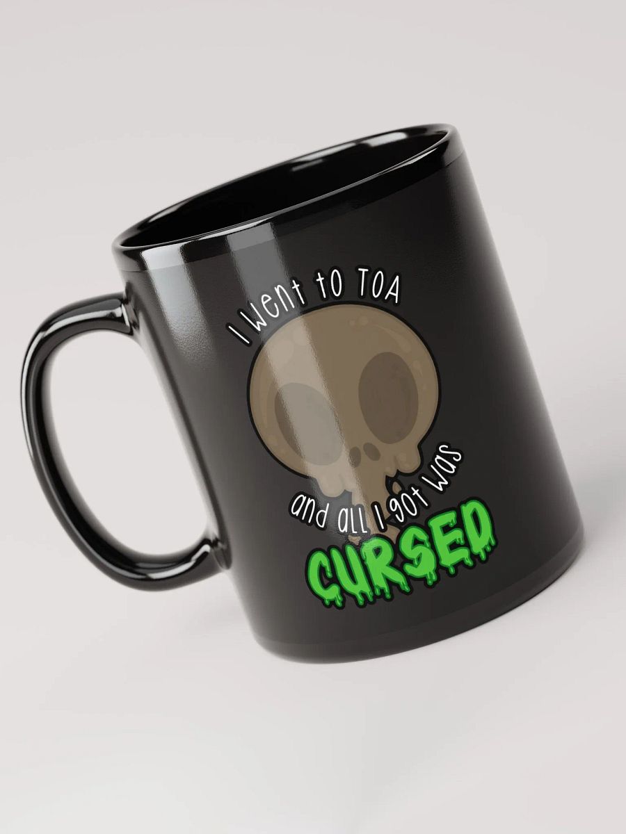All I Got Was Cursed - Warrior - Black Glossy Mug product image (3)