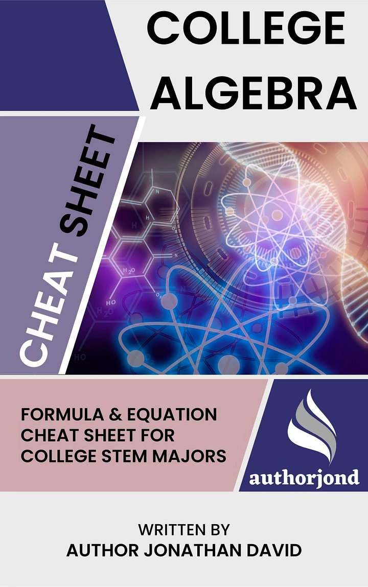 Algebra | The Ultimate Cheat Sheet for Math and Physics product image (1)