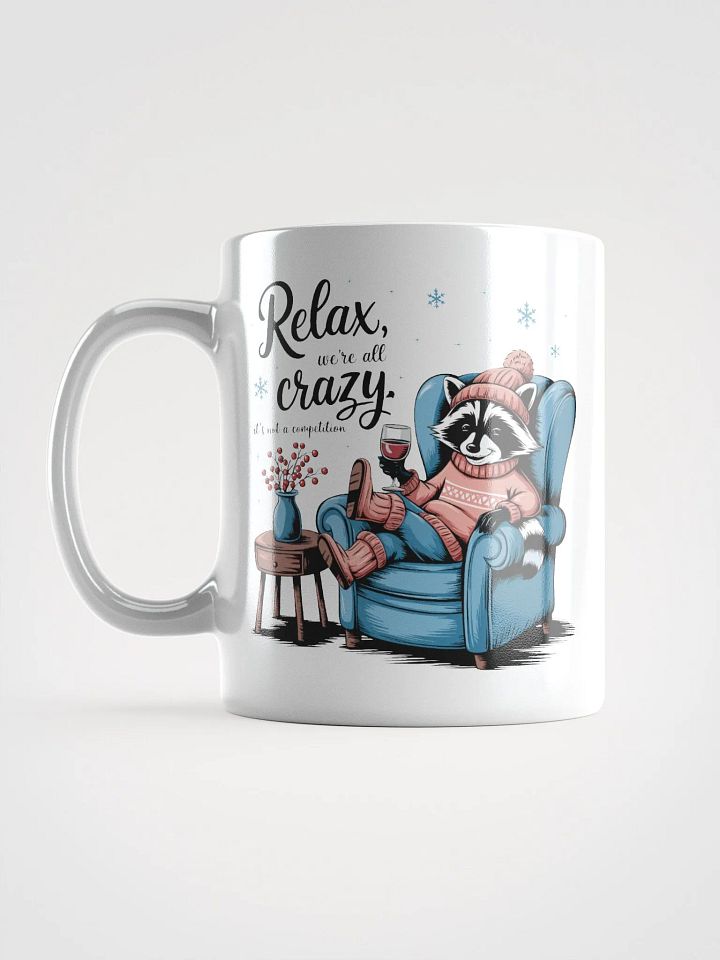 Crazy Raccoon Wine Mug product image (1)