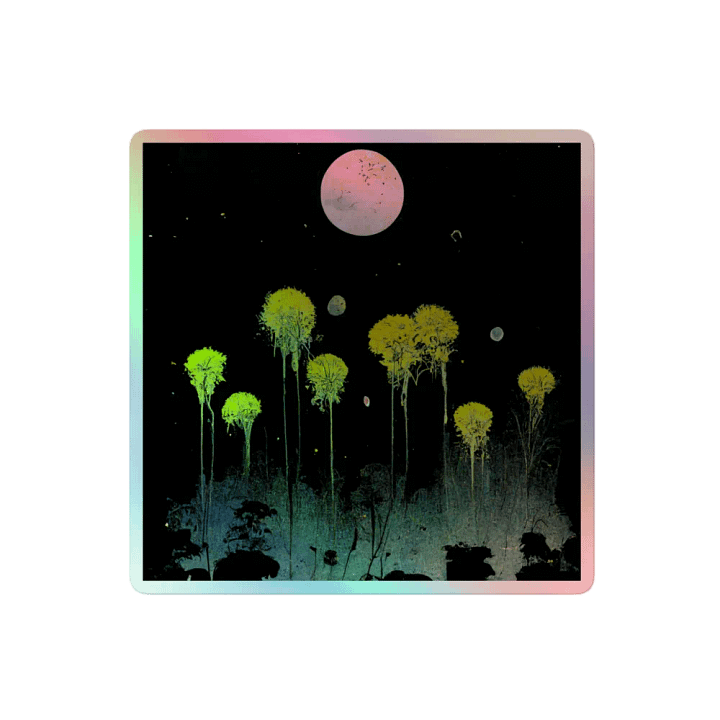 Moonlit Garden Holographic Sticker Sheet product image (2)