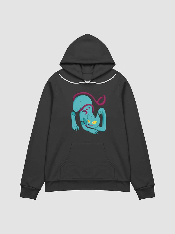 Demon Cat With Text on the Back Supersoft Hoodie Multicolor product image (1)