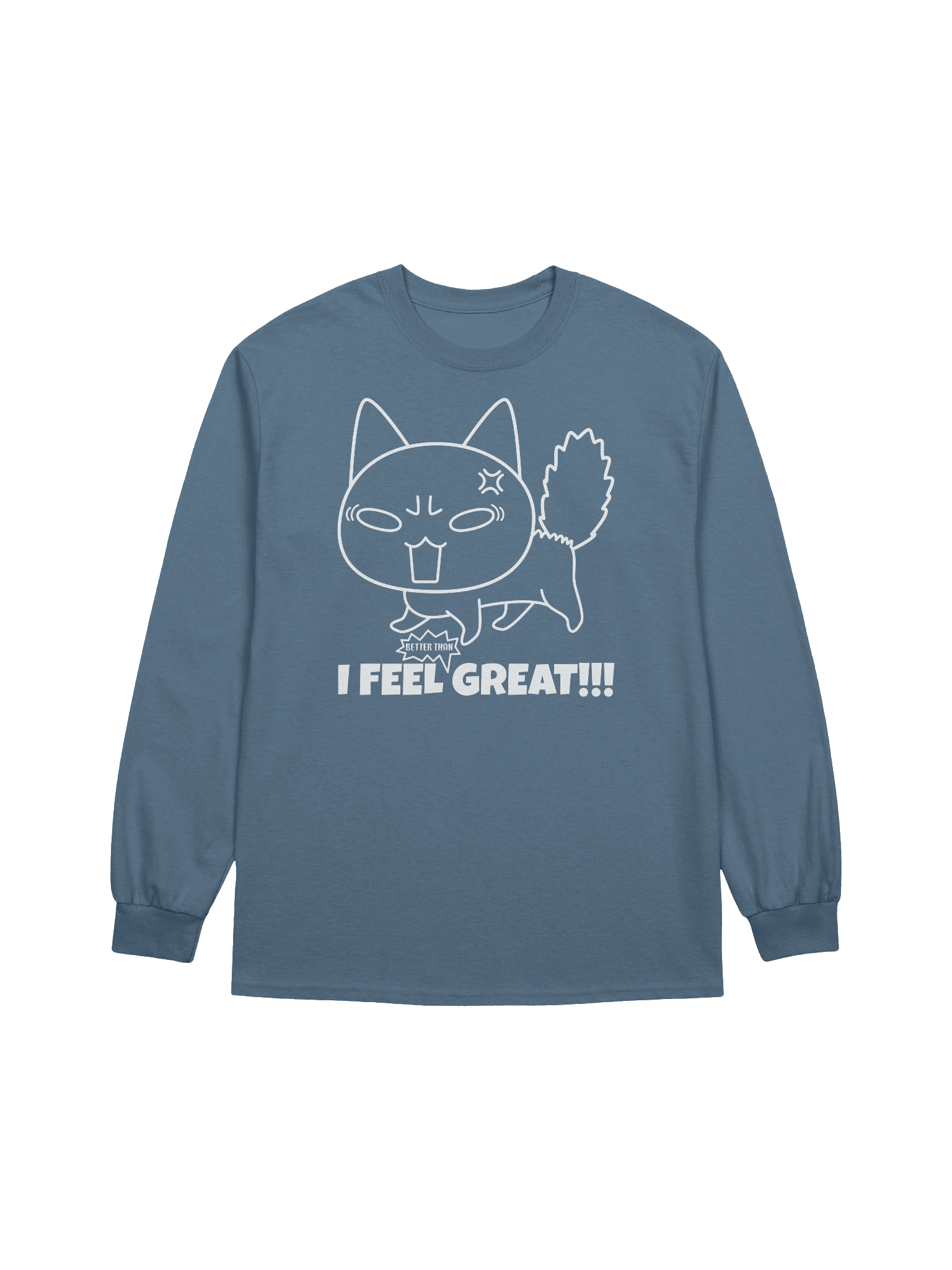 Ironic Emotional Expression - Unisex Adult Long Sleeve T-shirt product image (1)