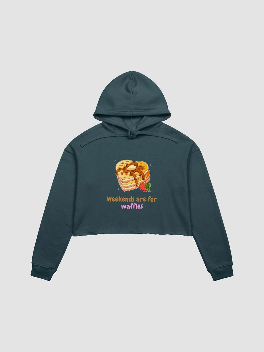 Weekends Are For Waffles Crop Hoodie product image (7)
