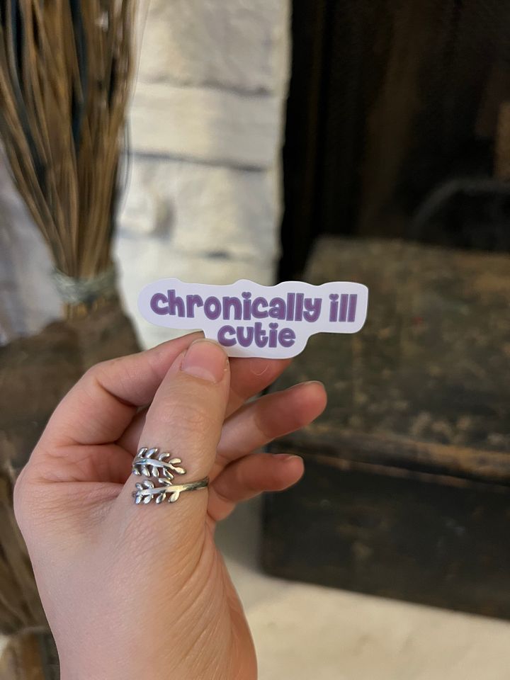 Chronically Ill Cutie - Vinyl Sticker product image (1)