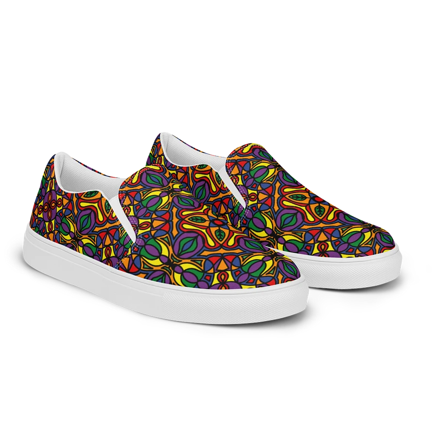 Mens Slip On Canvas - Pride Abstract product image (9)