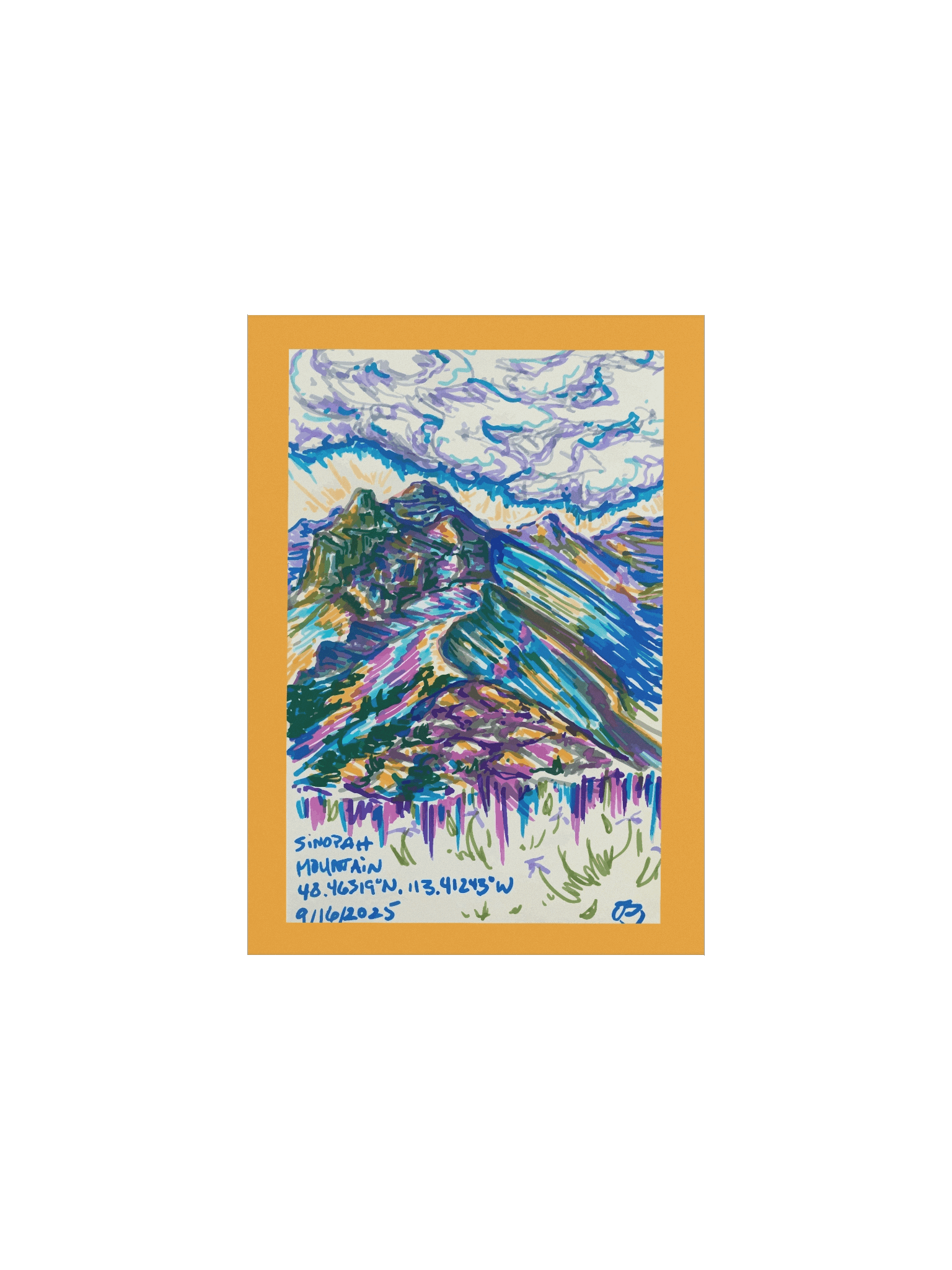 Sinopah Mountain Print product image (1)