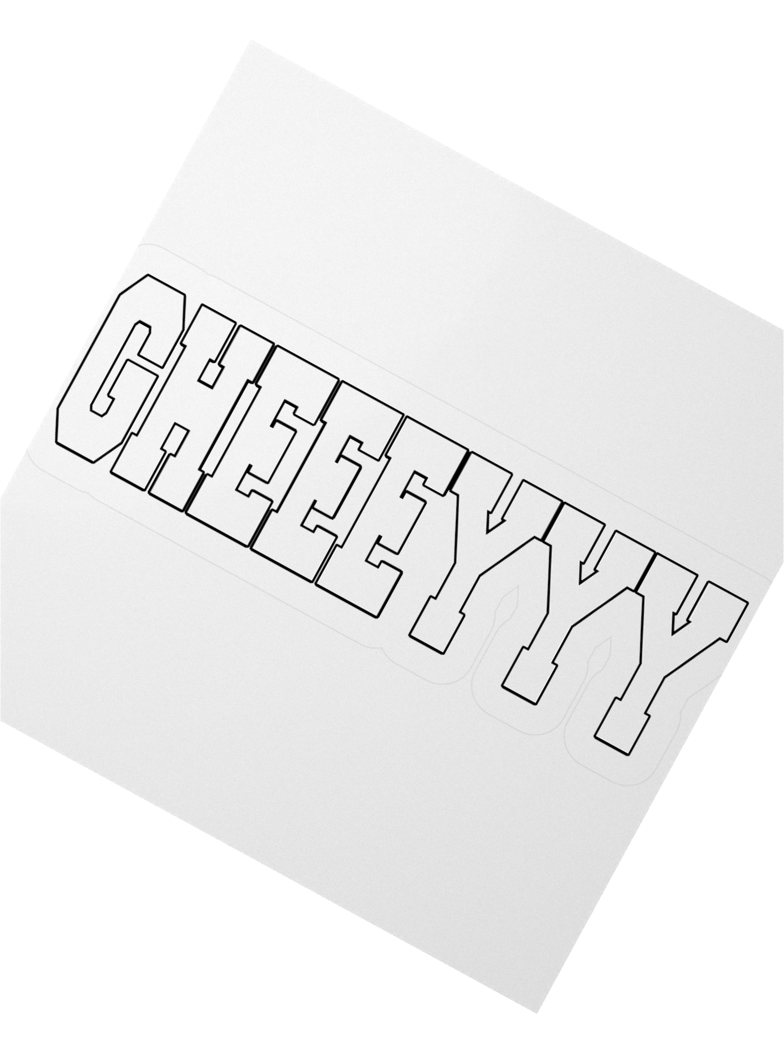 Gheeeyyy Kiss Cut Sticker product image (8)