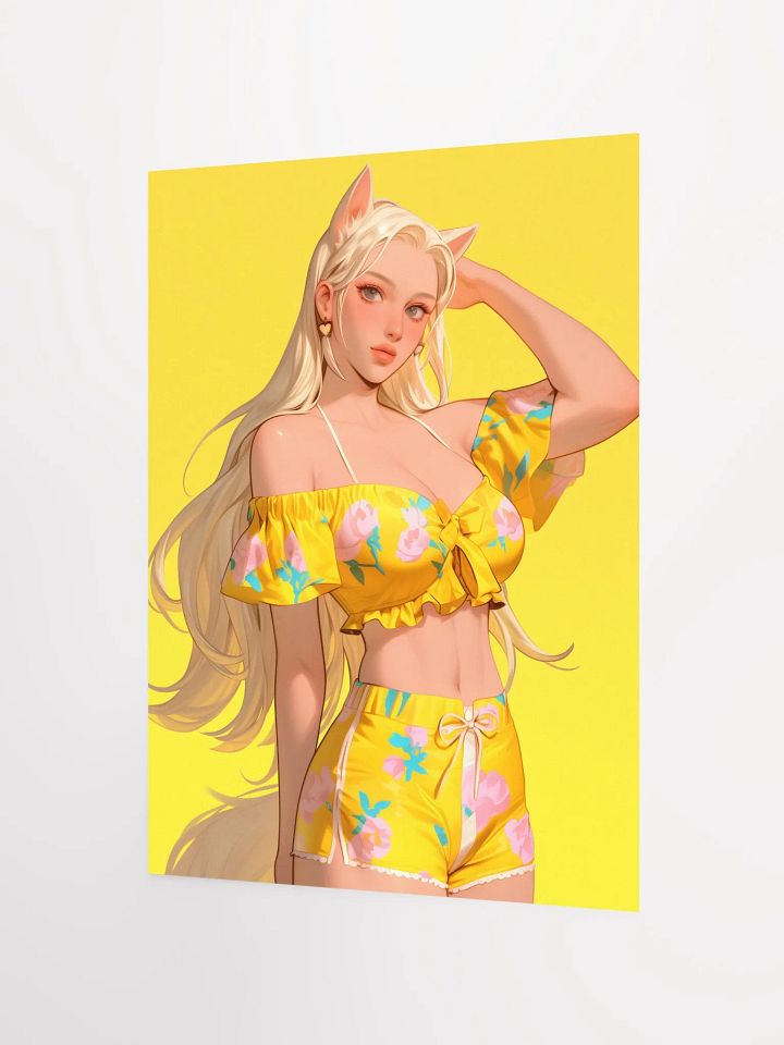 Sunshine Cat Anthro Matte Poster product image (3)
