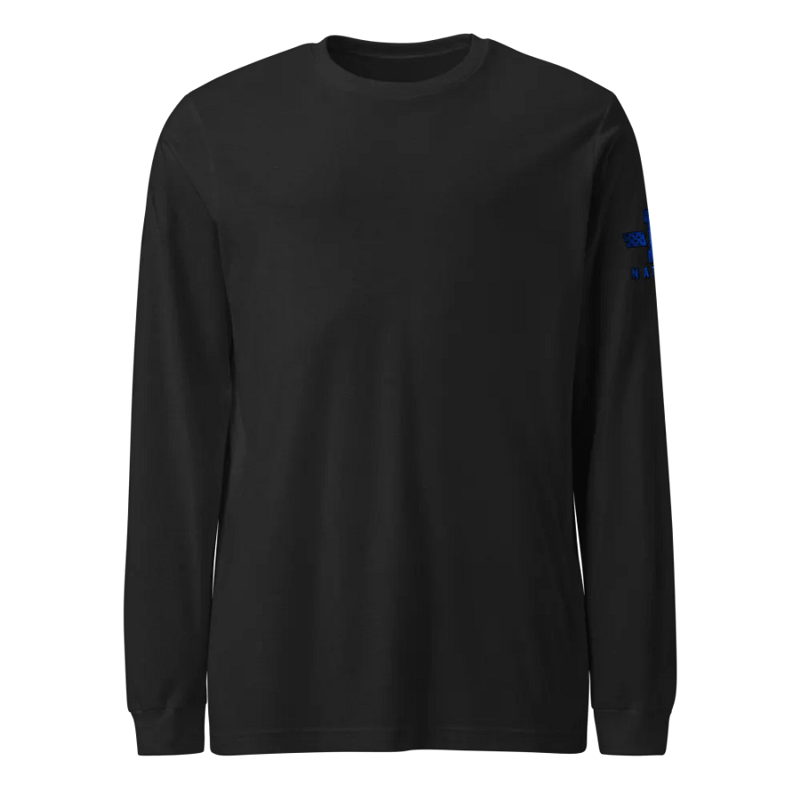 Christian Cross Blue Carbon Onyx Long Sleeve product image (6)