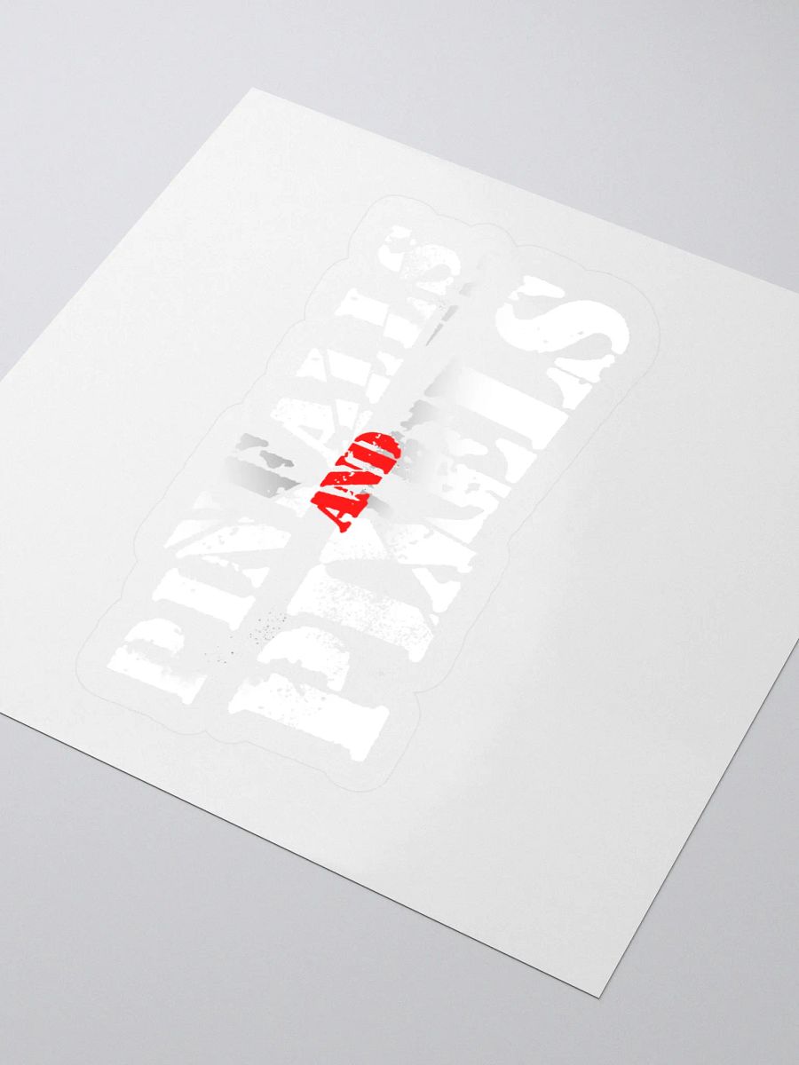 Pinfalls And Pixels Logo Sticker product image (10)