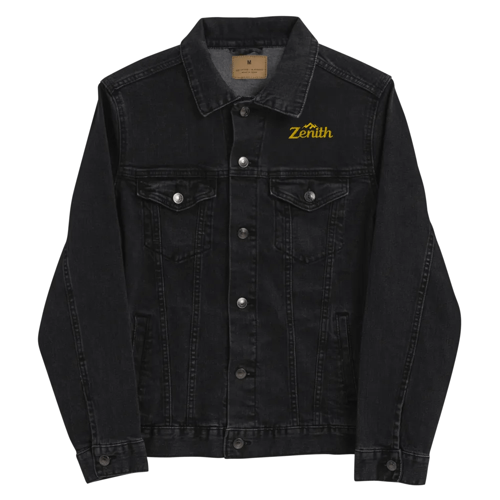 Zenith Unisex Denim Jacket with Embroidered Branding product image (8)