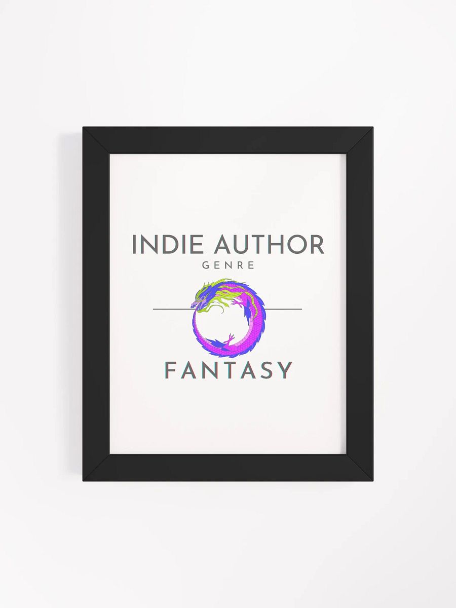 Indie Author Genre Fantasy Framed Poster product image (49)
