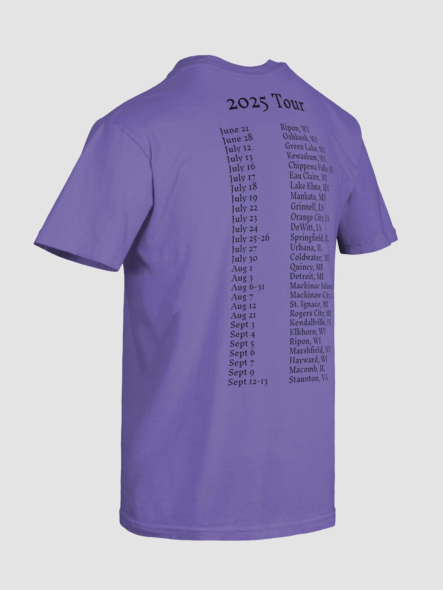 2025 Tour T-Shirt product image (10)