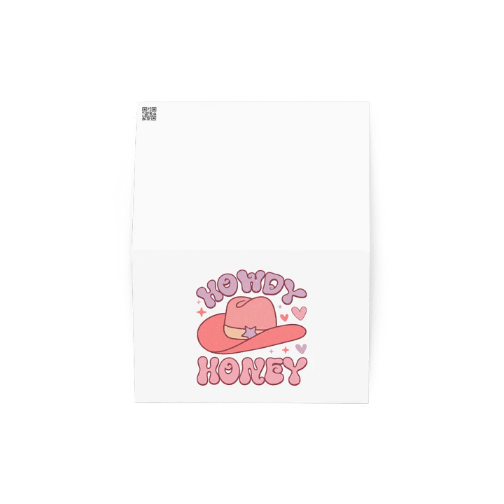 Howdy Honey Cowboy Hat Greeting Card product image (4)