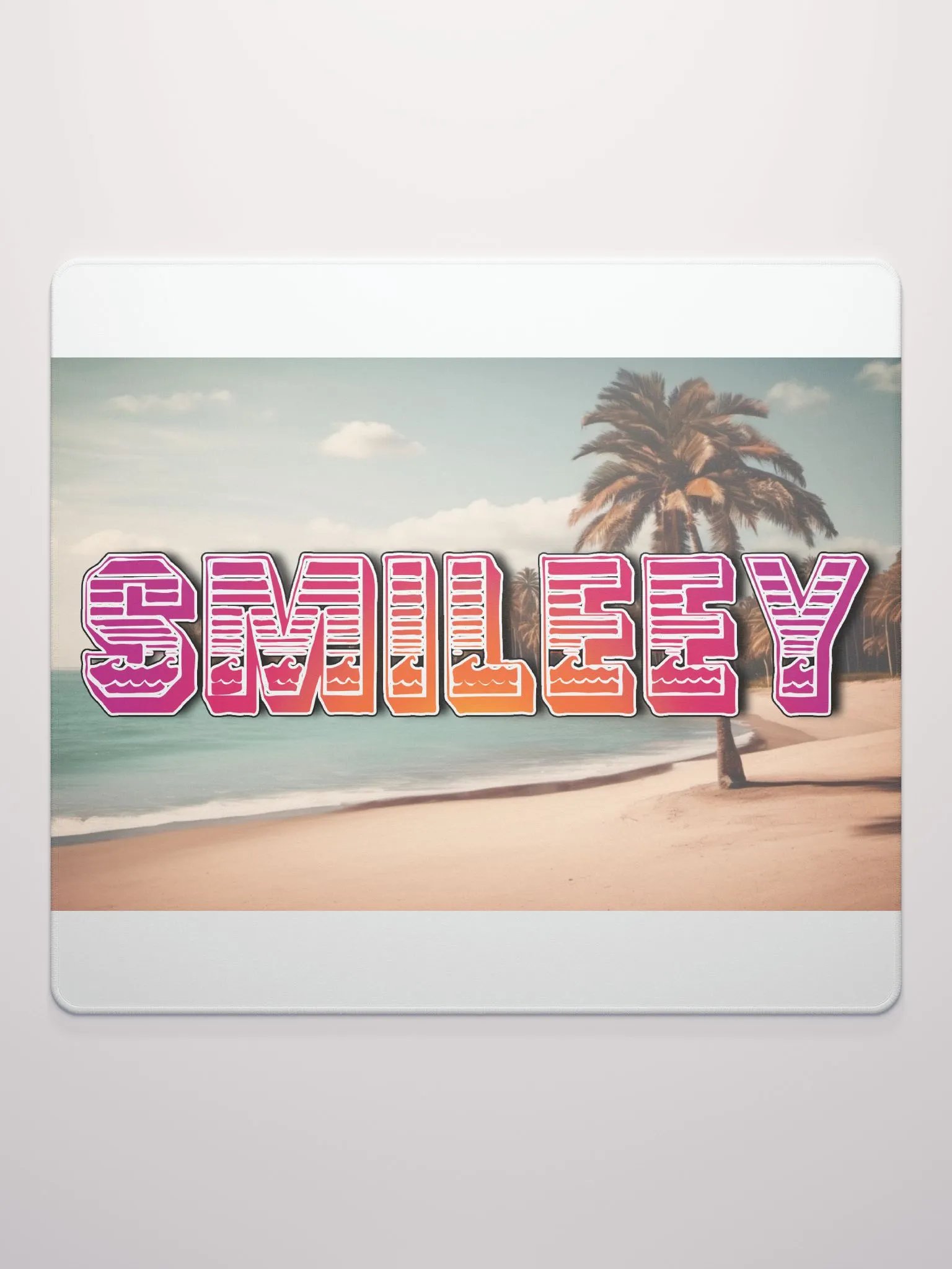 BEACH VIBES SUNSET SMILEEY - GAMING MOUSEPAD product image (2)