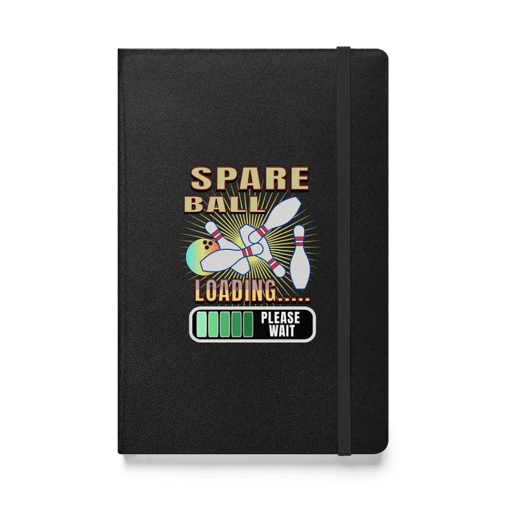Spare Ball Bowling Hardcover Notebook product image (1)