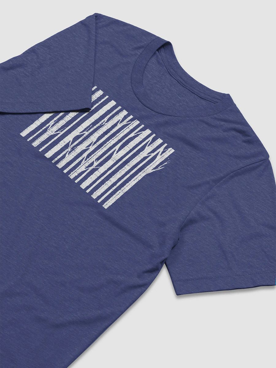 Tree barcode tri-blend T-shirt product image (3)