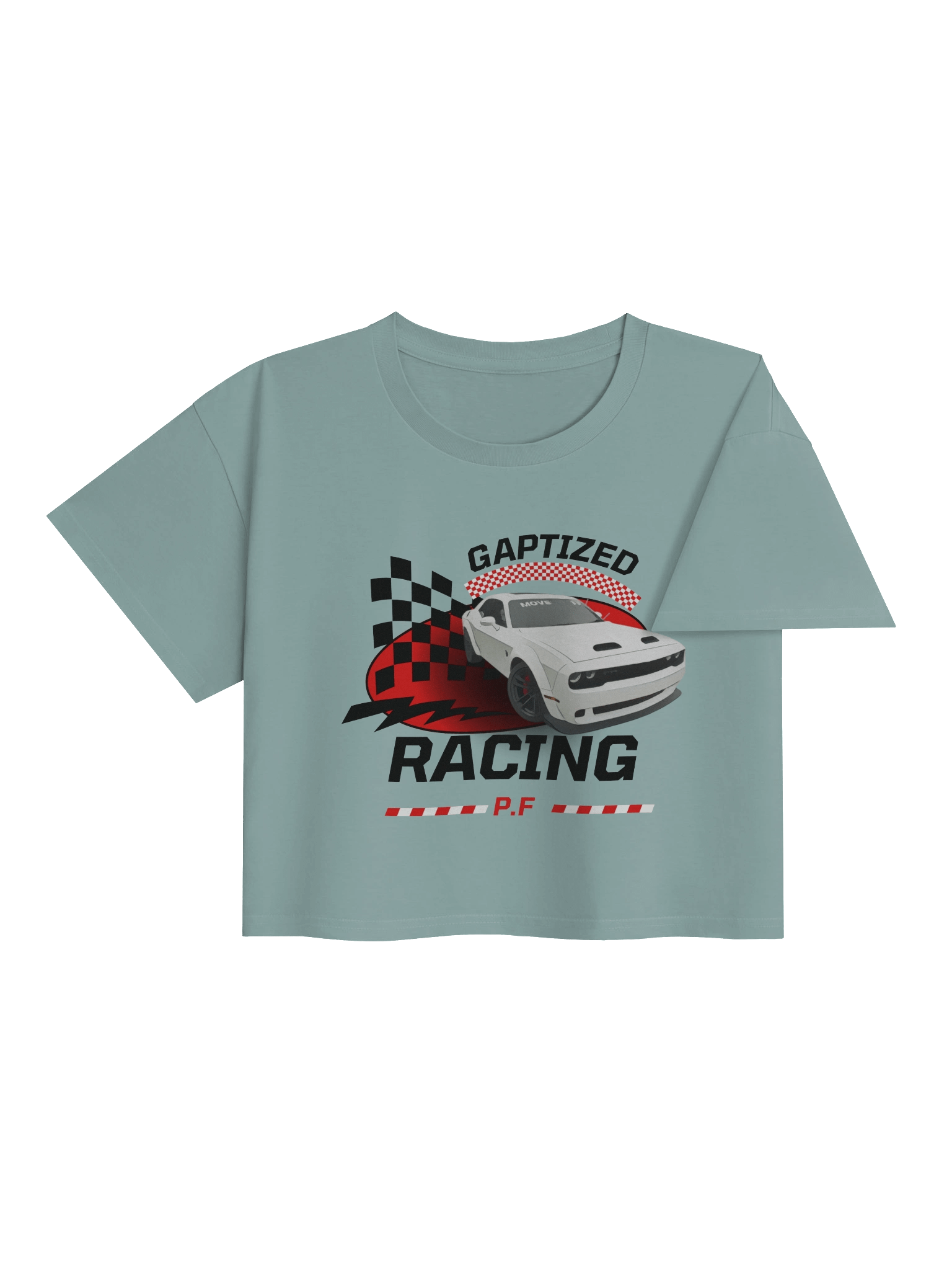 Gaptized Racing™ Women’s Crop Top Tee product image (4)