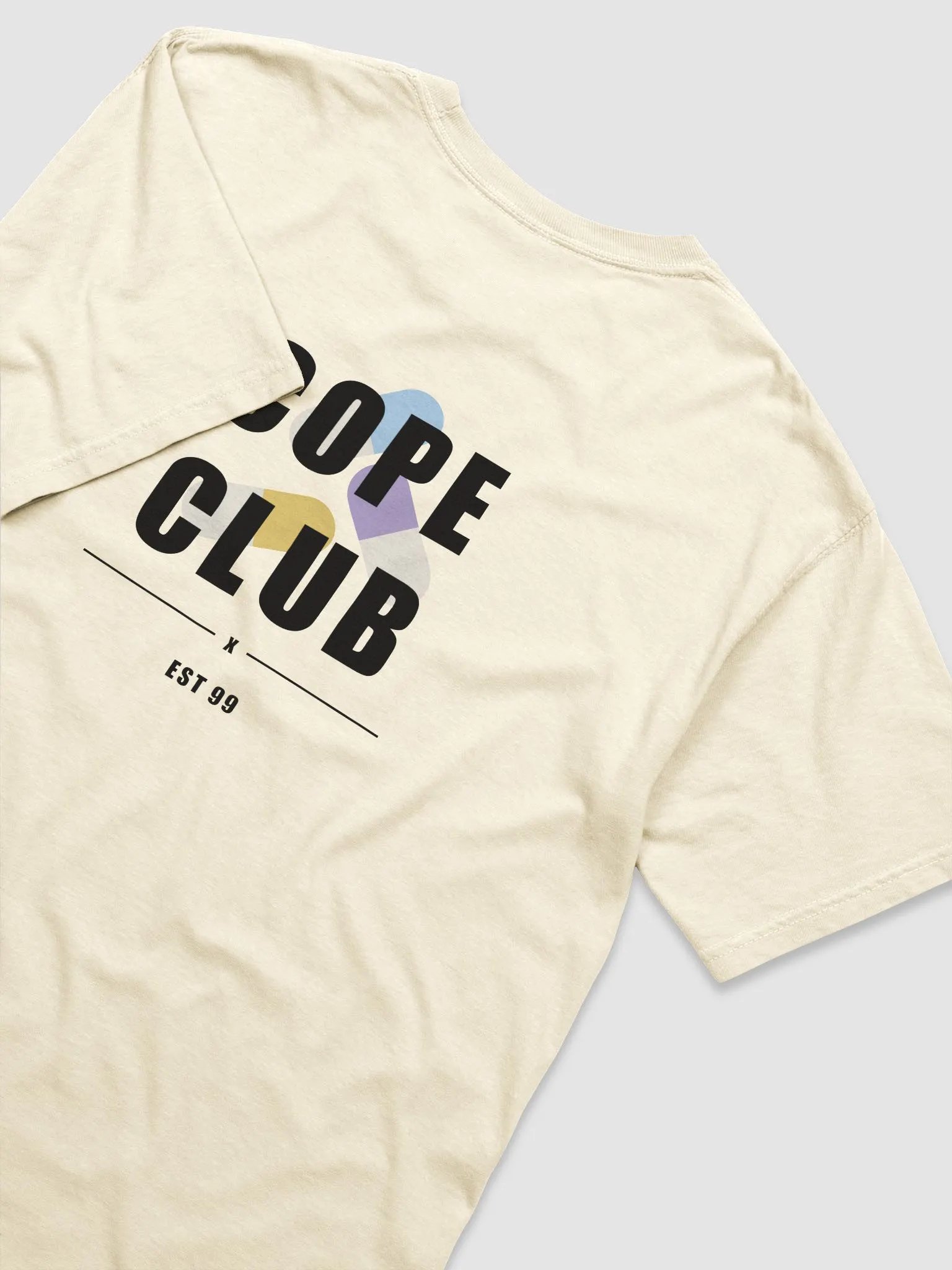 Cope Club Tee Black Print V2 product image (19)