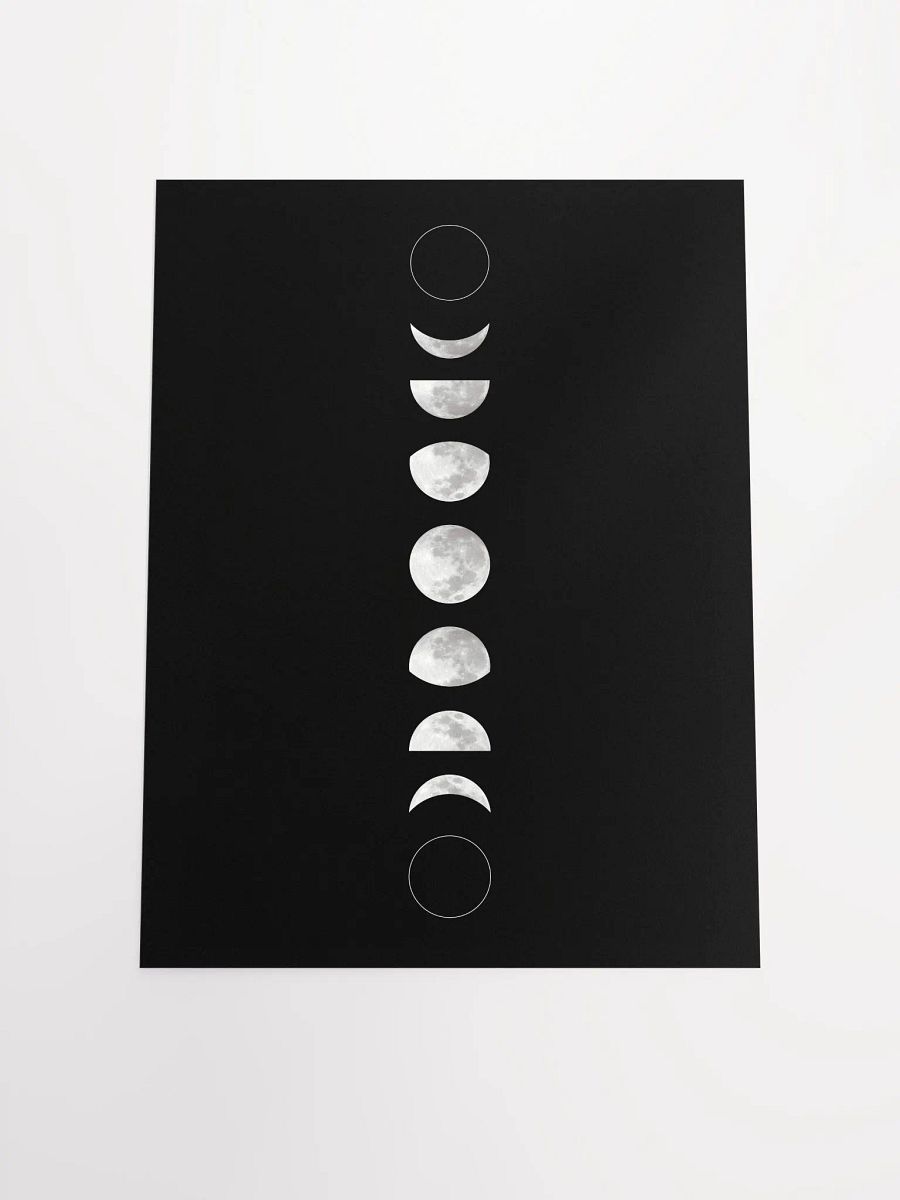 Moon phase poster print product image (4)