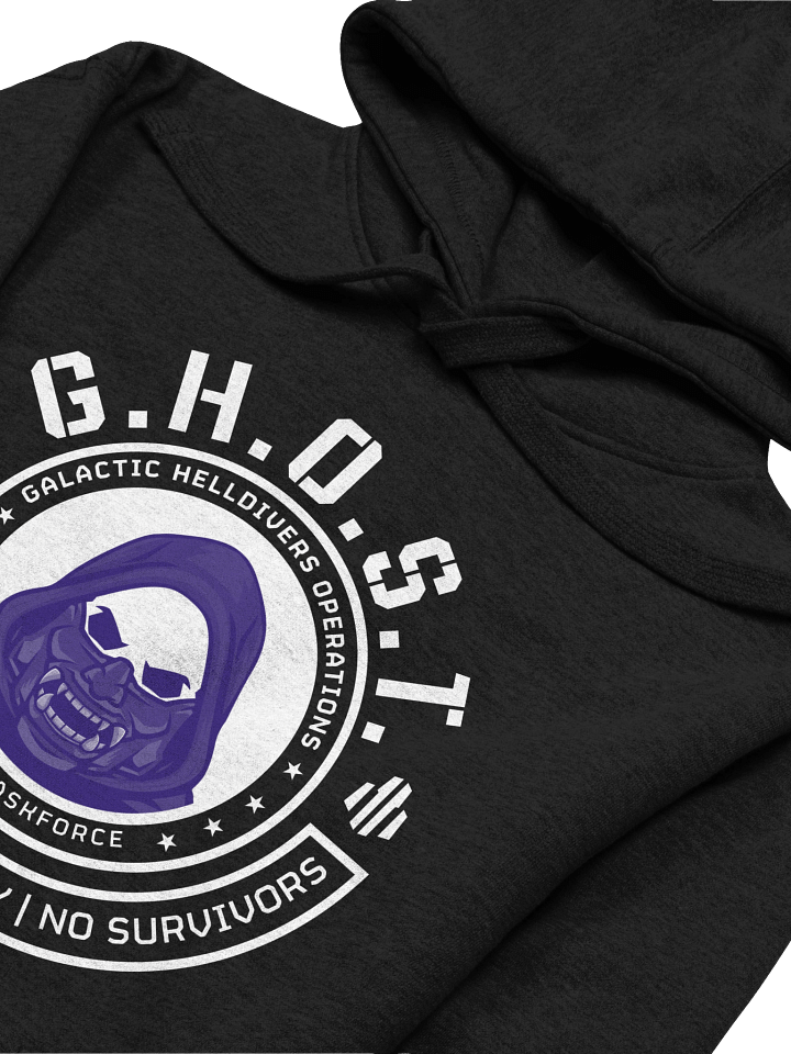 GHOST Purple Face Hoodie product image (1)