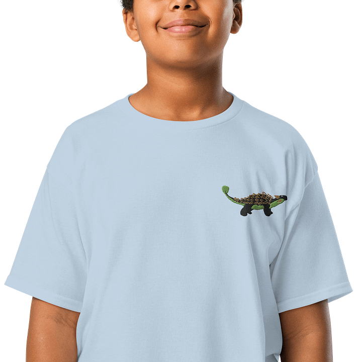 Youth Ankylosaurus Embroidered T-Shirt product image (26)