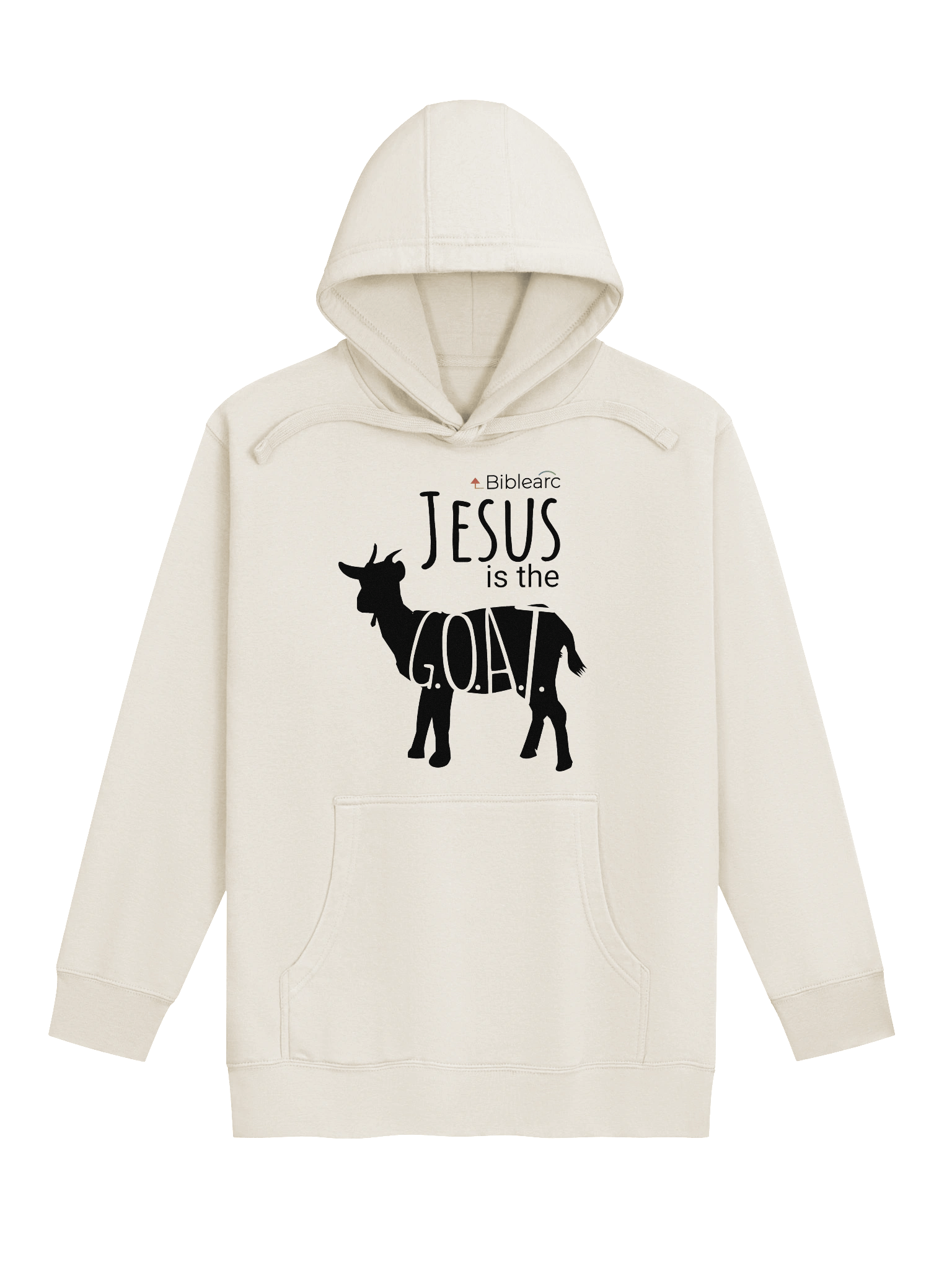 Jesus is the G.O.A.T. Hoodie (Light Colors) product image (1)