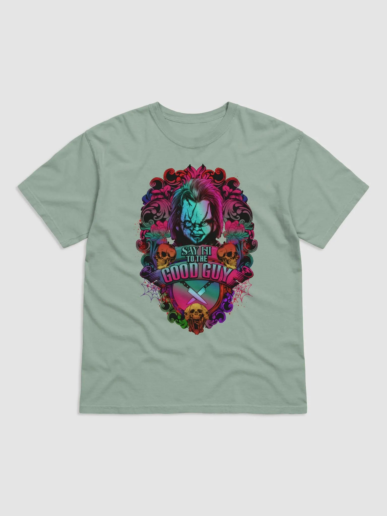 Say Hi to the Good Guy: Chucky in Vibrant Horror Design product image (14)