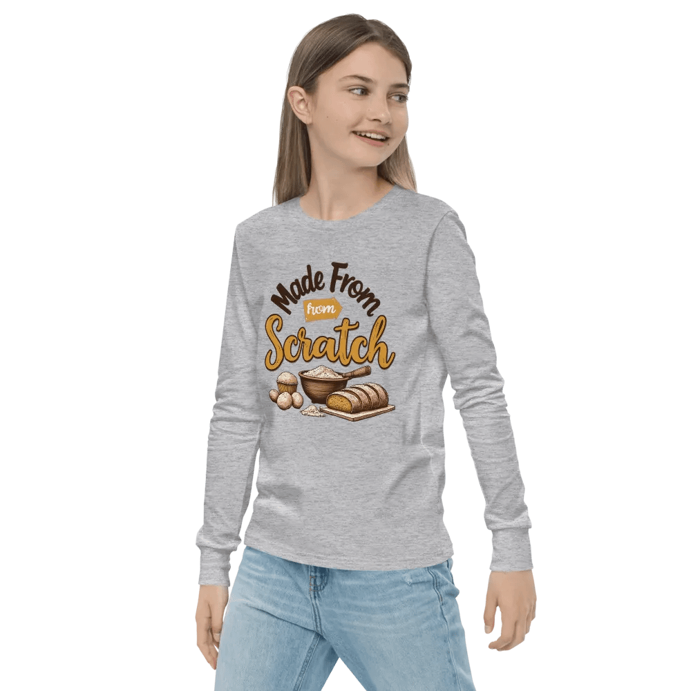 Bake From Scratch Youth Long Sleeve Tee product image (16)