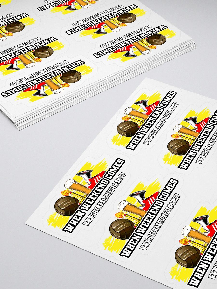 Pachet 8 Stickere When Weekend Comes product image (4)