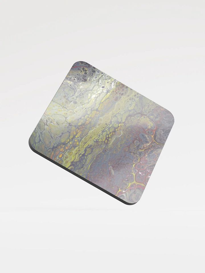 Amphibian 01 - Set of 4 Abstract Acrylic Pour Printed Coasters product image (1)
