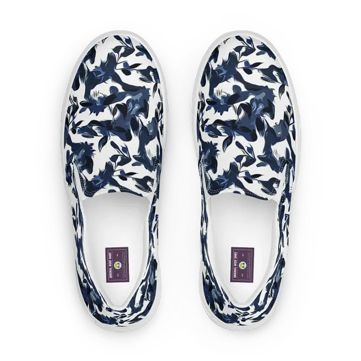 Wild Waves | Men's Slip-On Canvas Shoes product image (1)