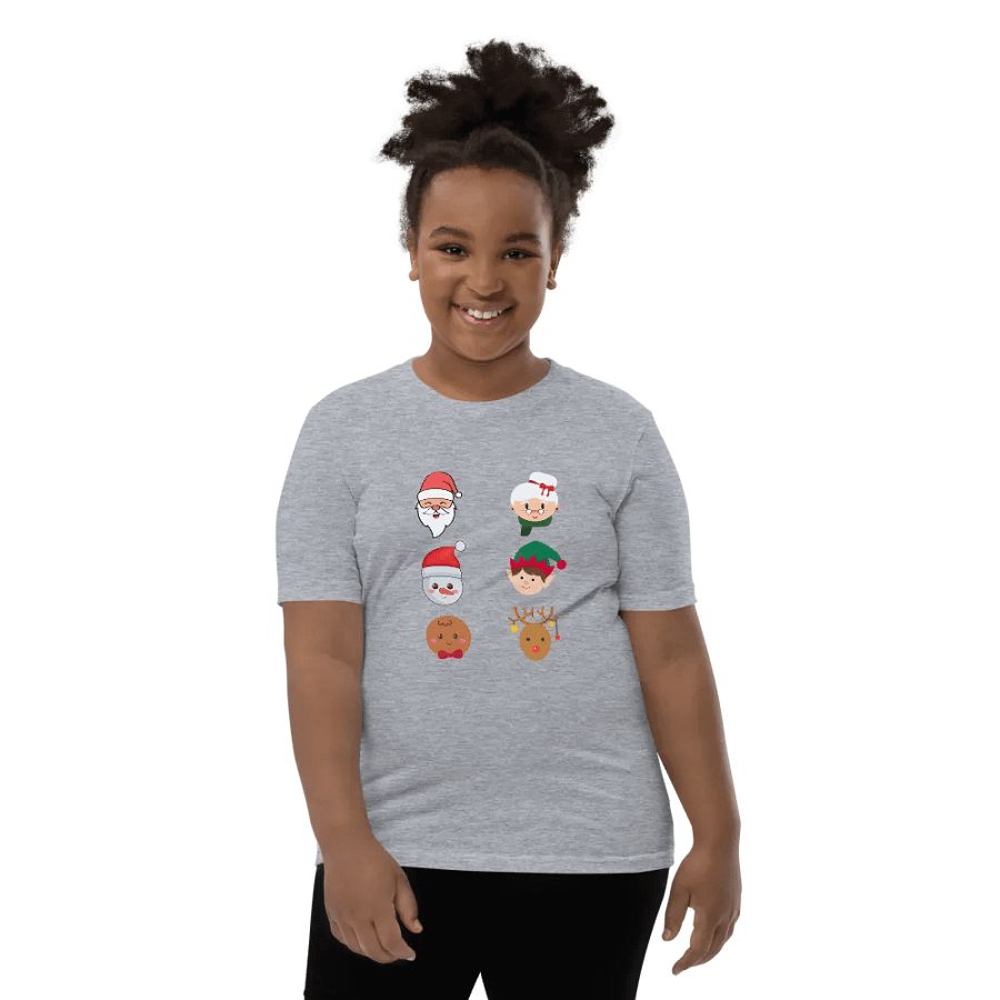 Festive Faces Youth T-shirt product image (123)