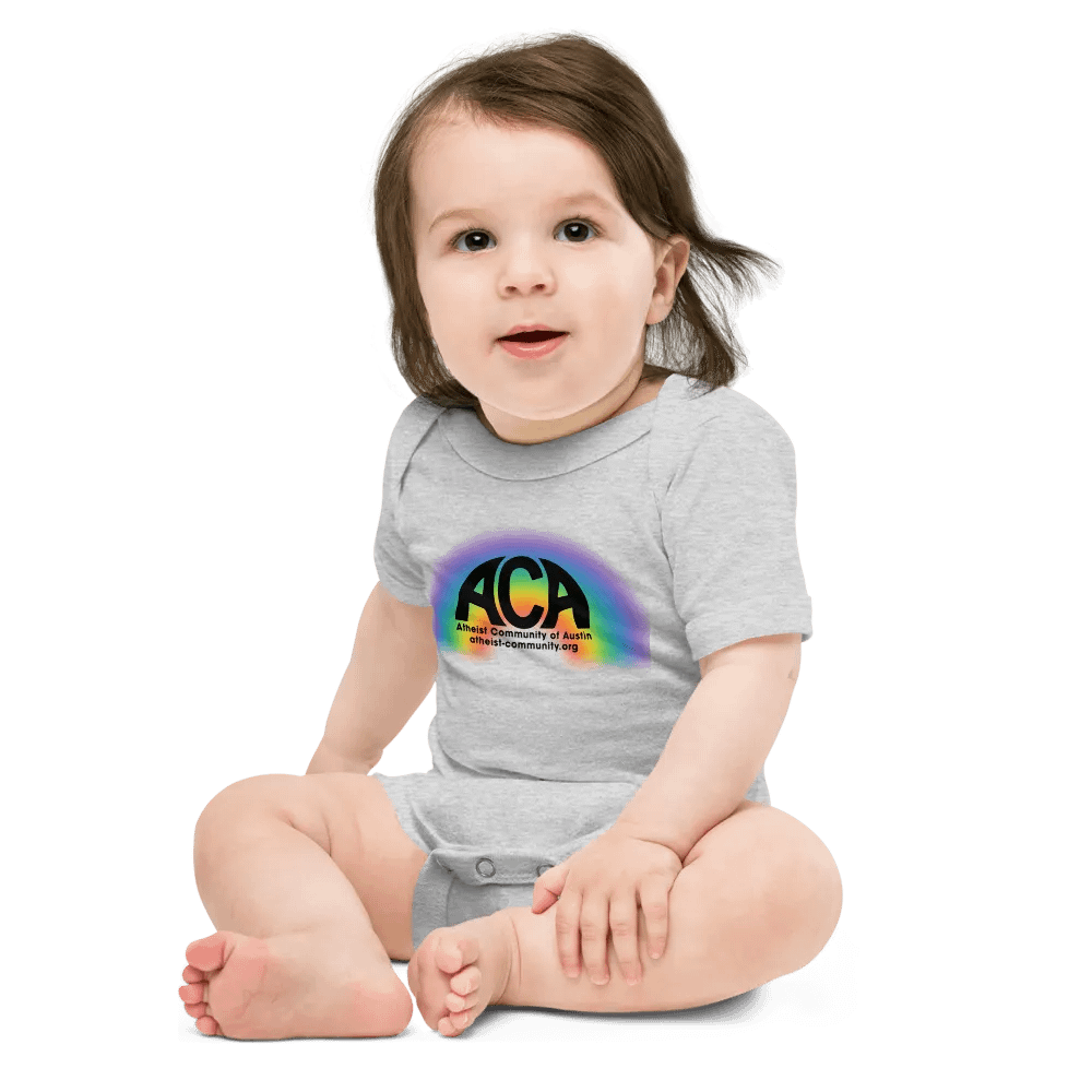 The Atheist Community of Austin Rainbow Onesie product image (17)