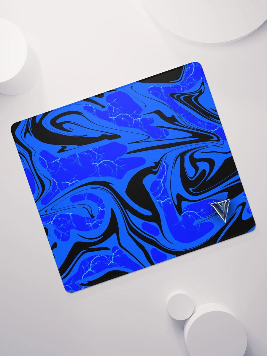 Black x Voltage Blue Gaming Mouse Pad product image (7)