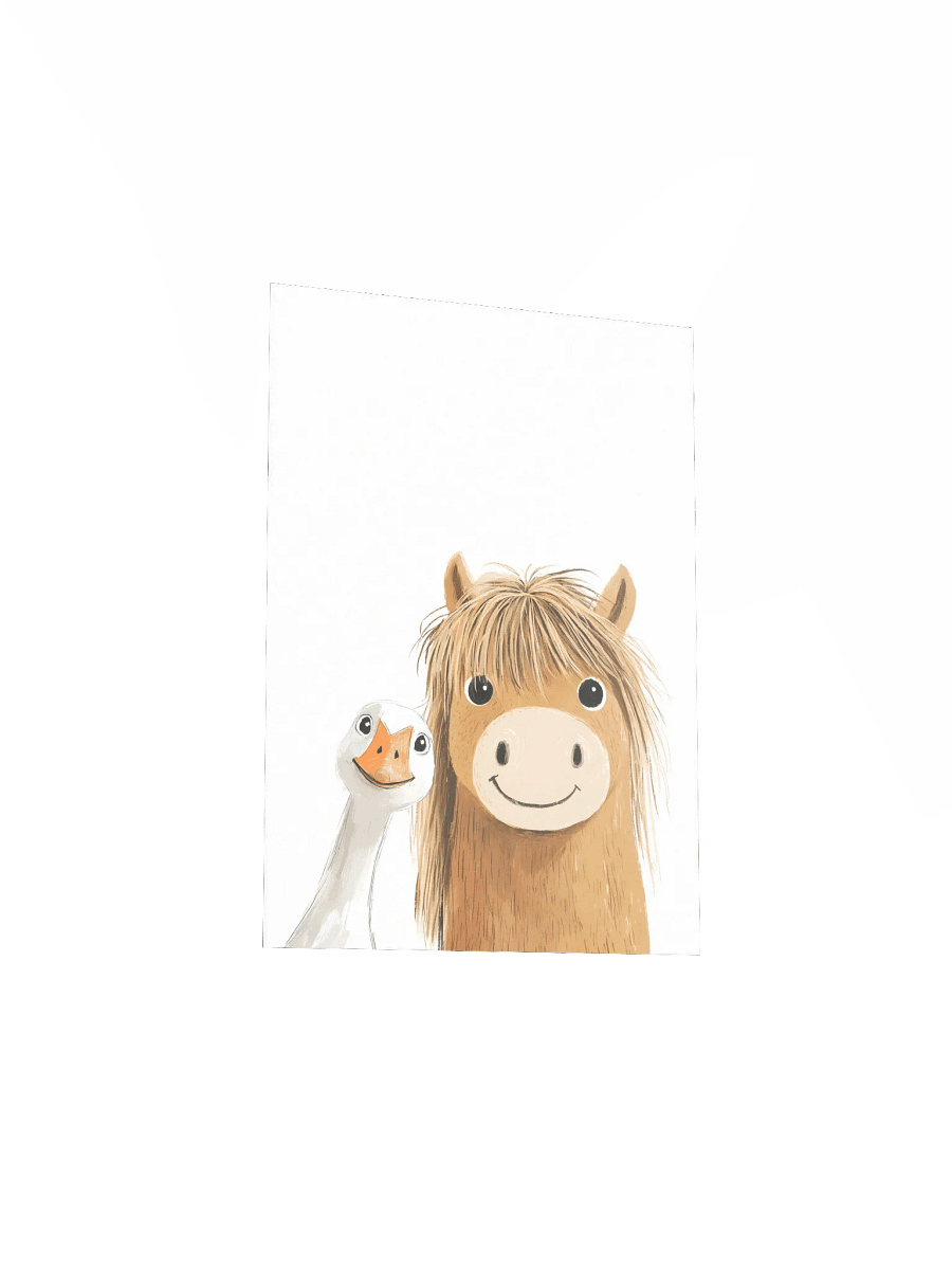Horse and Goose Farm Nursery Print product image (17)