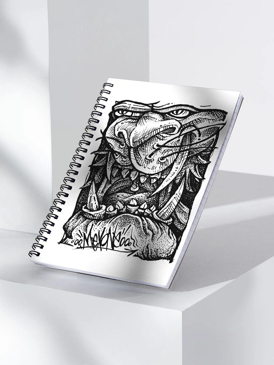 LionFace Spiral Notebook product image (3)