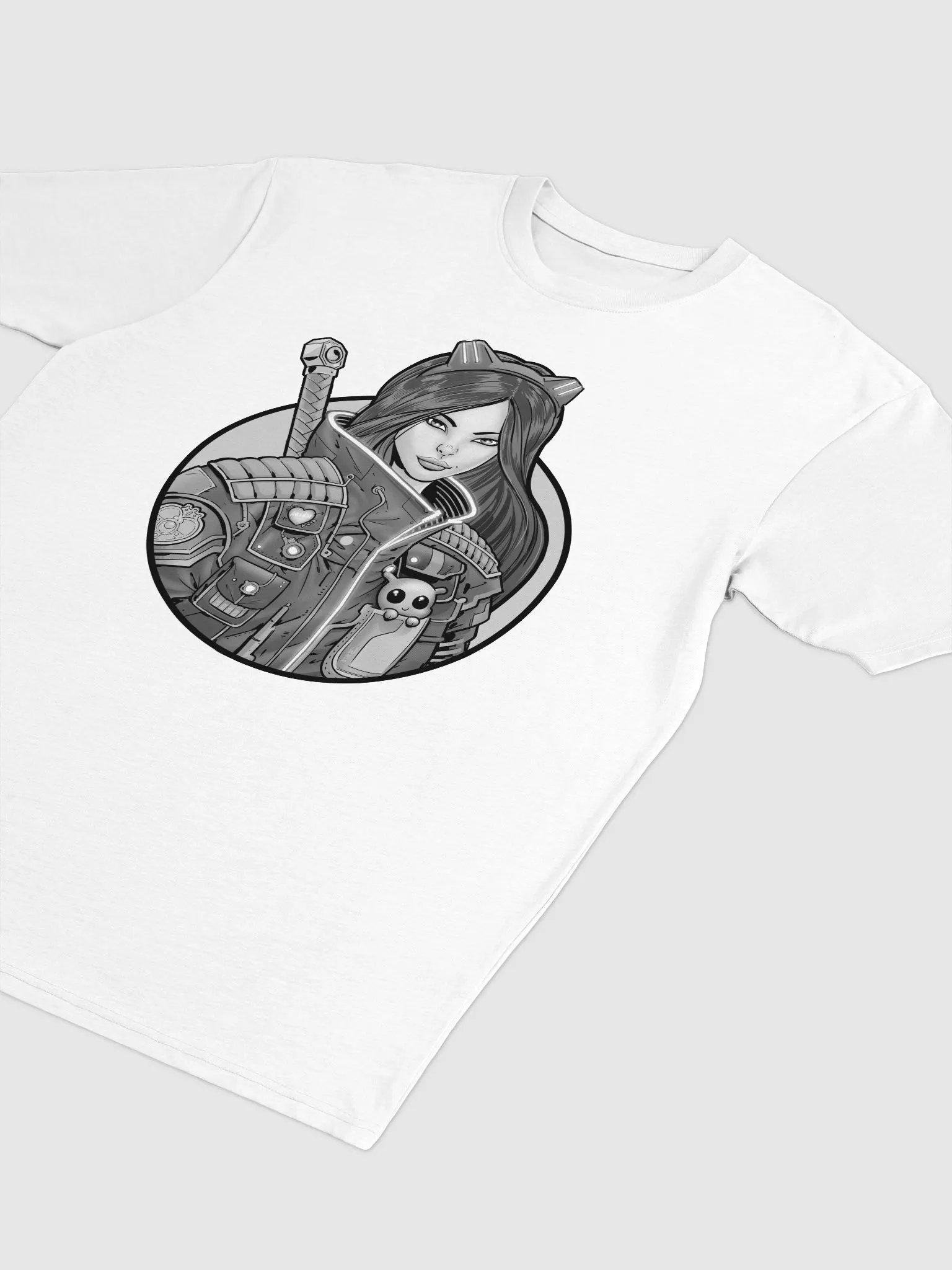 cyberpunk White T product image (3)