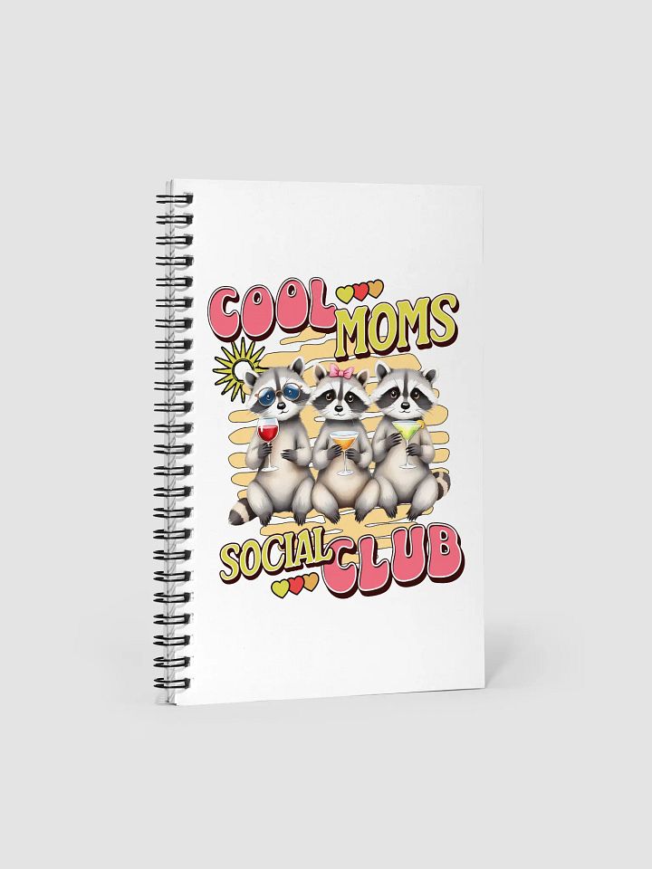 Cool Moms Social Club Raccoon Notebook product image (2)