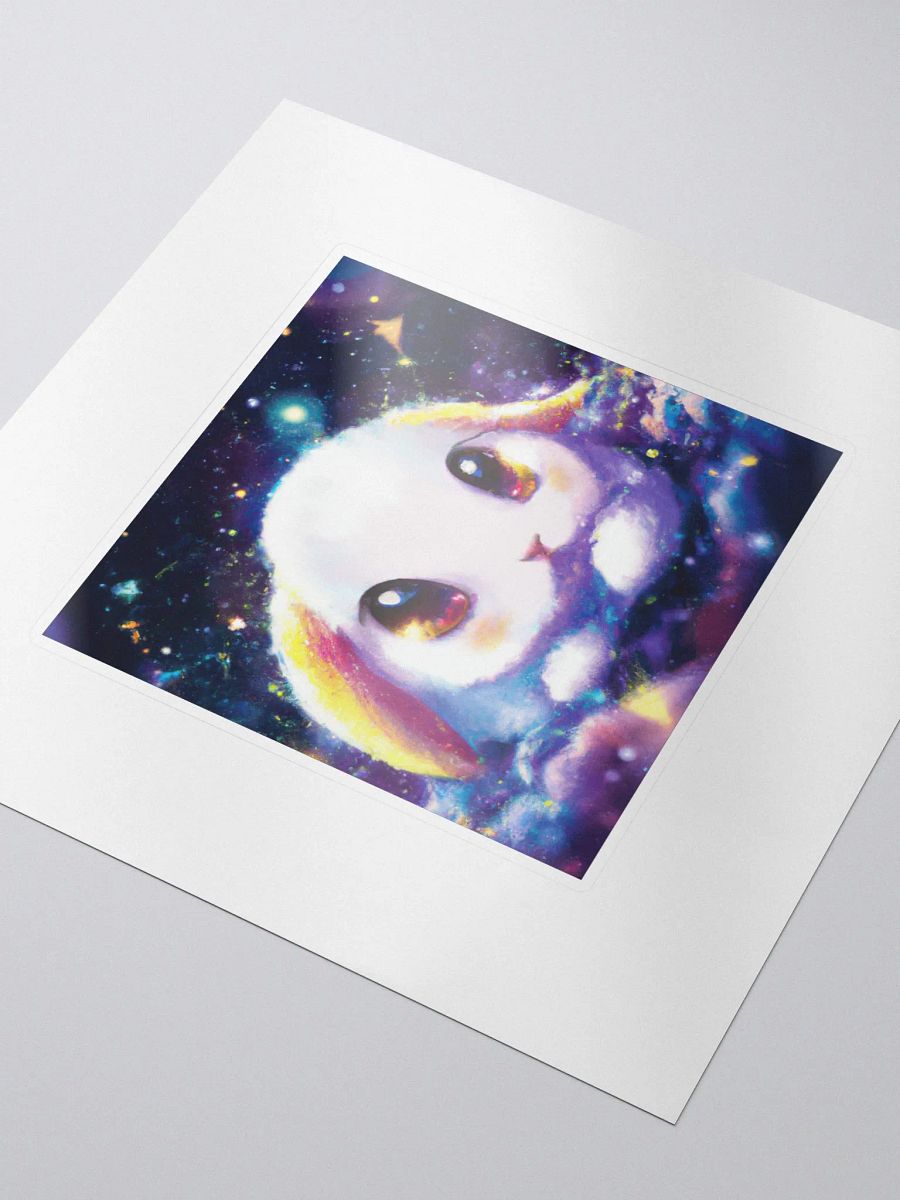 Cute Galactic Bunny Alpha Sticker product image (3)