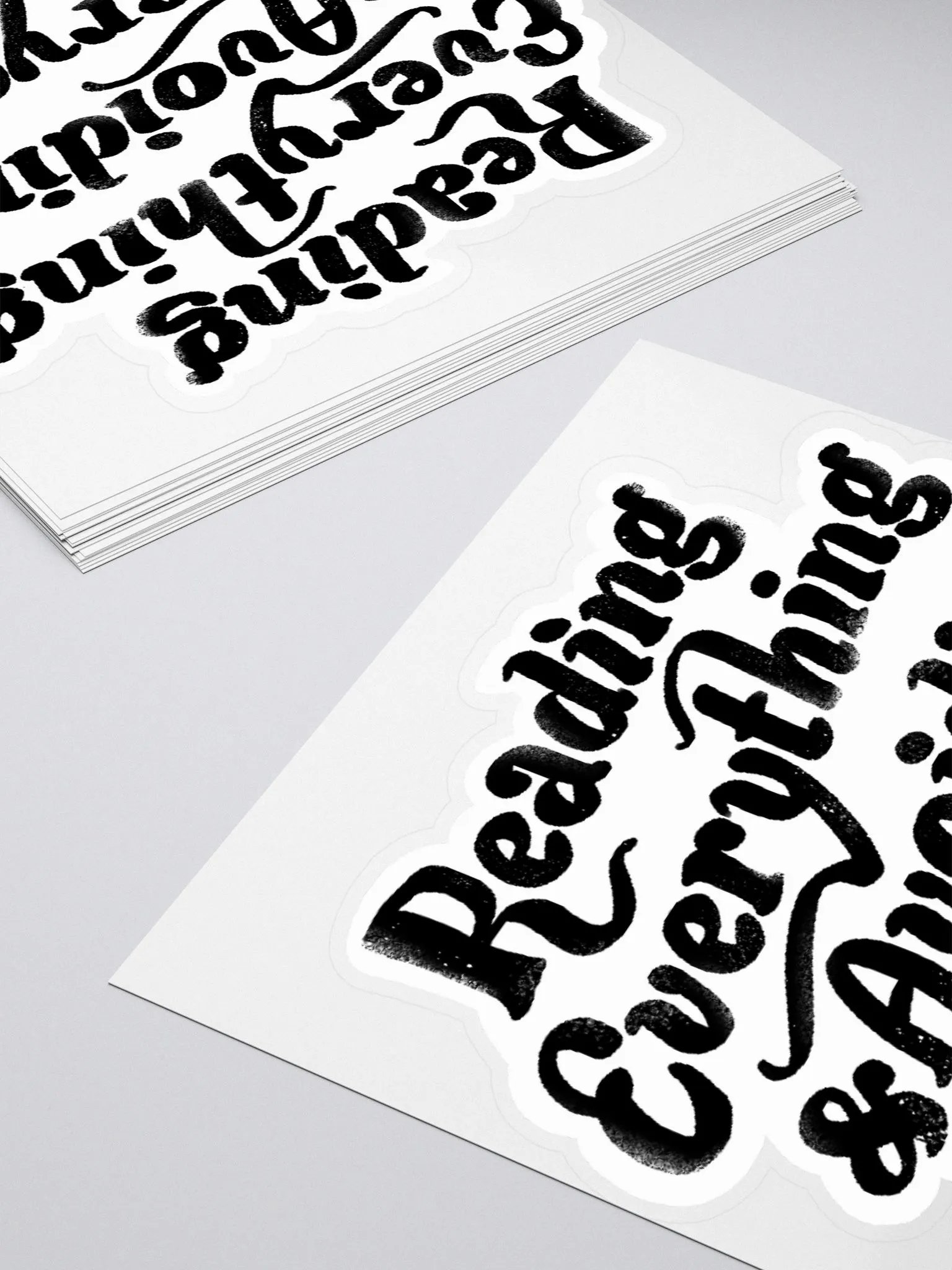 Reading Everything Sticker product image (4)