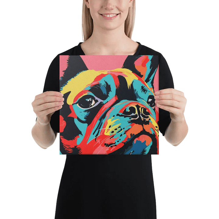 Colorful French Bulldog Wall Art #548 product image (2)