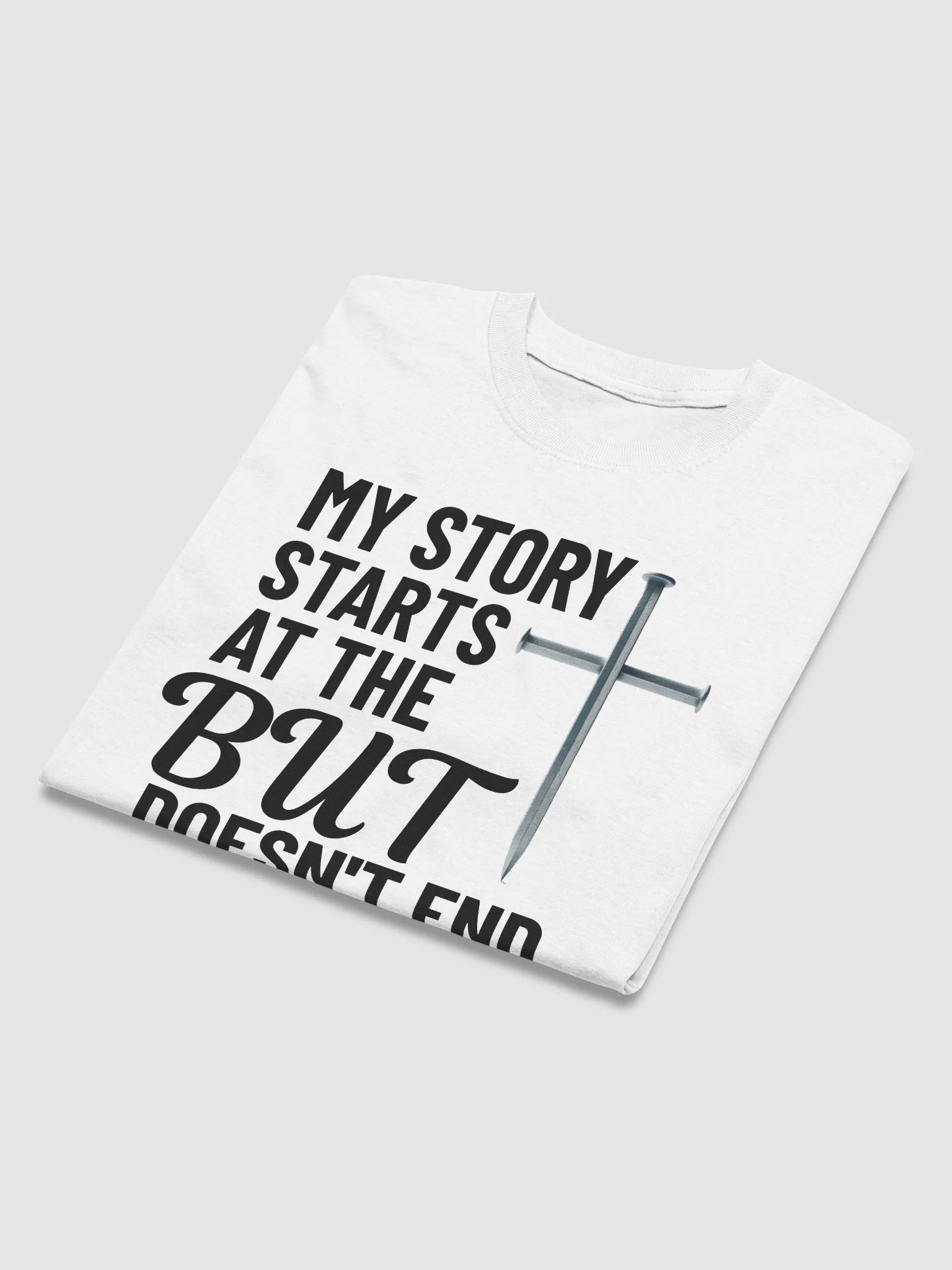 My Story Starts at the Cross – Faith Journey T-Shirt product image (31)
