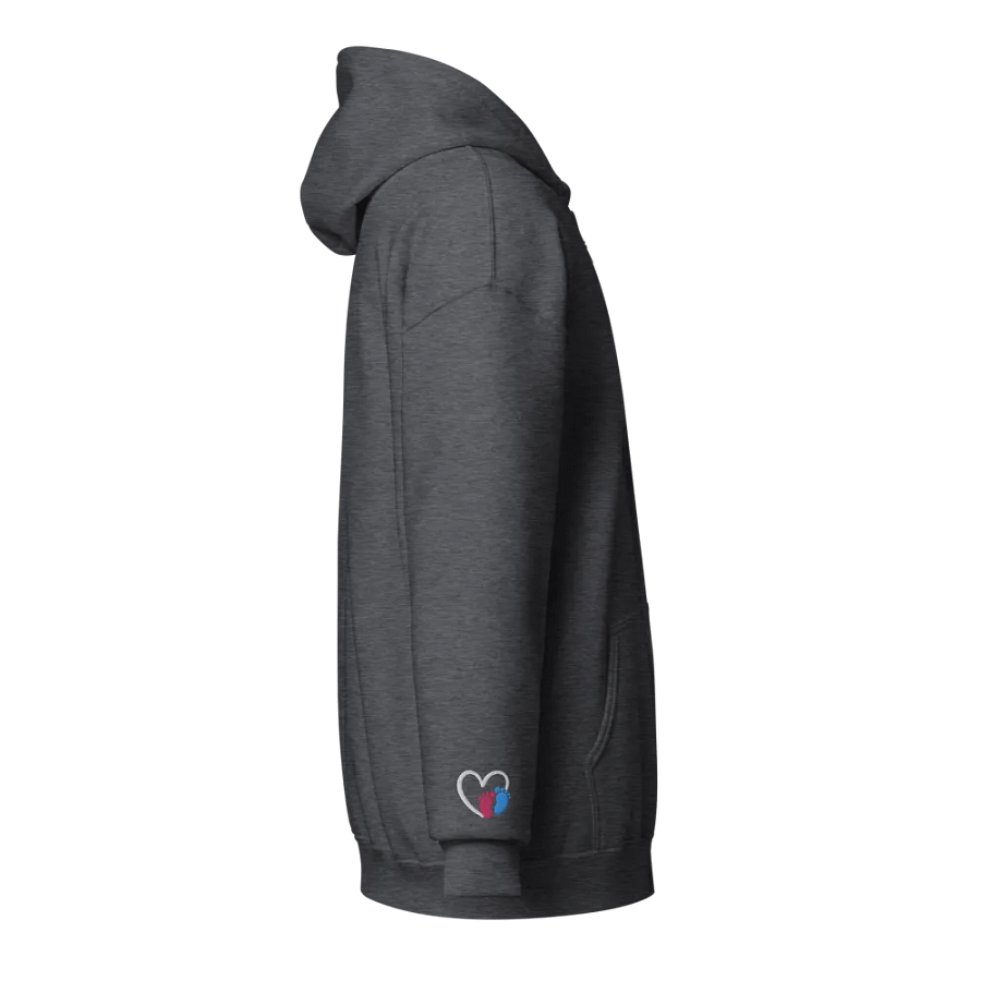 Personalized Embroidered Monogram Hooded Full Zip Jacket. (With Sleeve Element) product image (2)