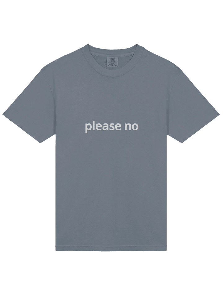 please no - tee product image (1)
