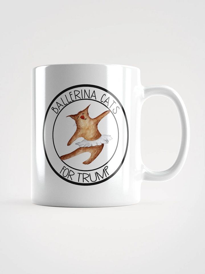 Dancing Ballerina Cat For Trump Mug product image (1)