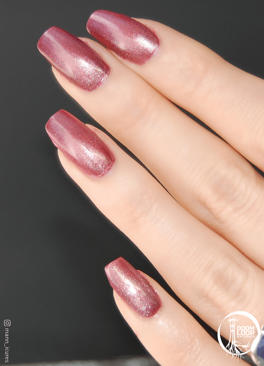SUGARPLUM SCARY - Plum and Green Magnetic Nail Polish product image (6)
