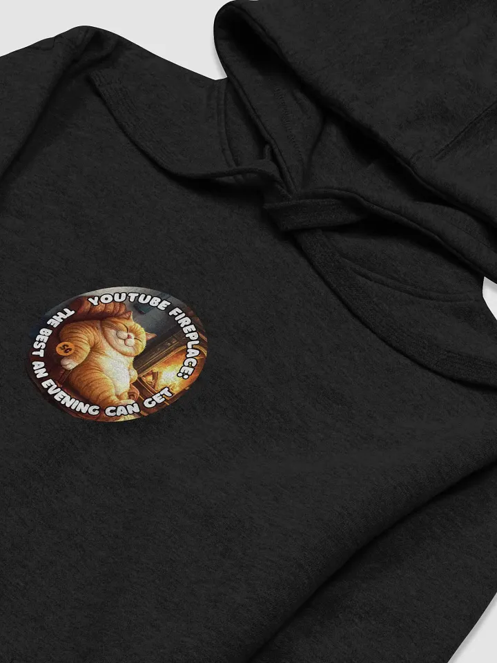 Cozy Cat - YouTube Fireplace: The Best an Evening Can Get | Hoodie product image (2)